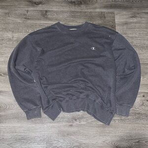 Gray champion Crewneck sweatshirt